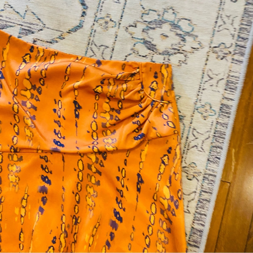 House of Harlow 1960 X REVOLVE Sheila Skirt Tie Dye Multi Print Mini Skirt sz M - Picture 8 of 10